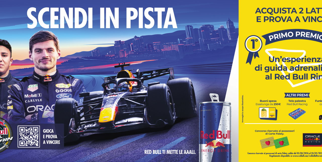 Esselunga con Red Bull Racing activation in store ed experience per il Gran Premio d’Italia