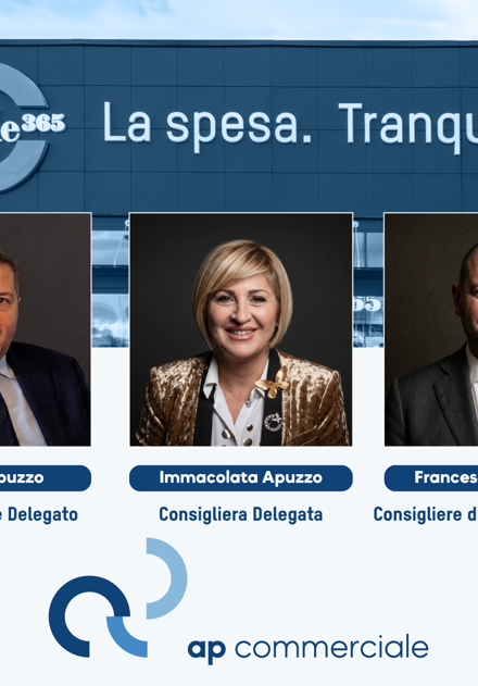 AP Commerciale rafforza il cda, Gasbarrino e Pomarico per la nuova fase di crescita di Sole365