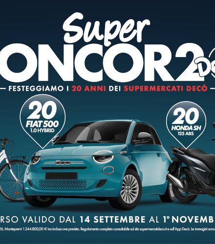Decò celebra 20 anni con SuperConcorso e debutta sulla tv nazionale