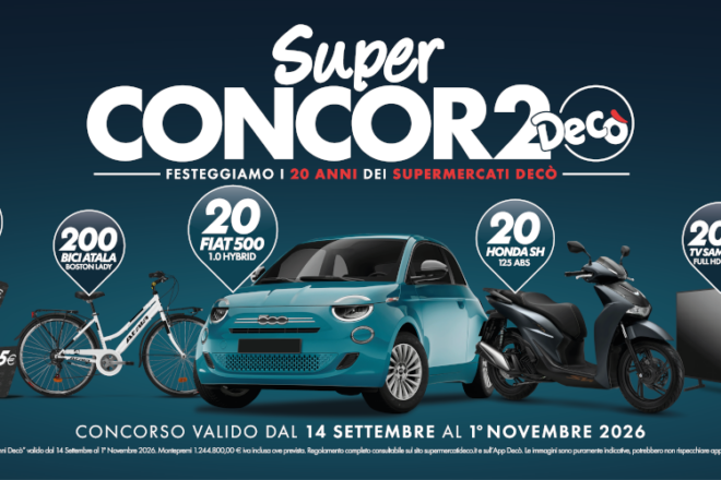 Decò celebra 20 anni con SuperConcorso e debutta sulla tv nazionale