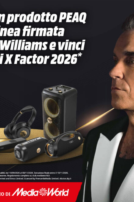 MediaWorld rinnova con X Factor e porta Peaq dentro lo show